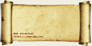 Milana Jugović vizit kartica